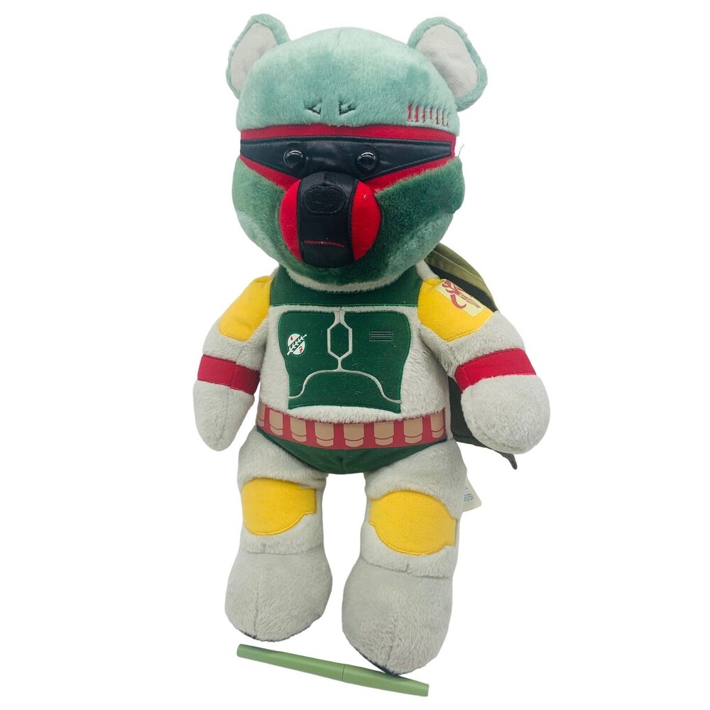 Boba Fett Build a Bear Plush Star Wars Disney 2016 Edition 18" Mandalorian Toy